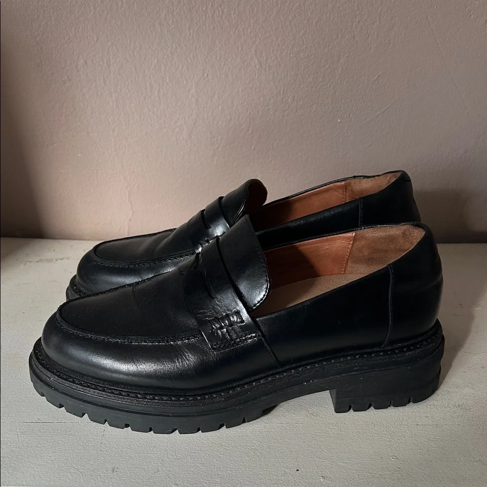 Bared Footwear Wedgebill Leather Loafers - Picture 3 of 11